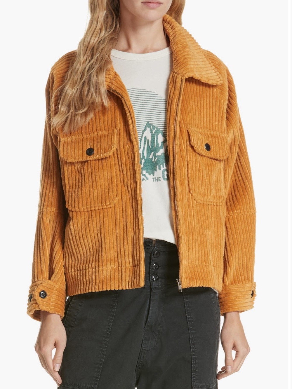 The Great. The Boxy Zip Jacket